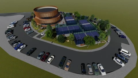 Edificio comercio e serviços e campos de Padel (2)