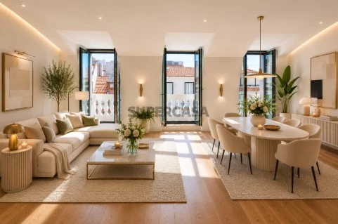 Penthouse T2 na Rua Borges Carneiro, Estrela, Lisboa