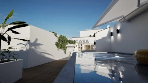 Zwembad #moradia #pera #luxo #renovado #casasdosotavento