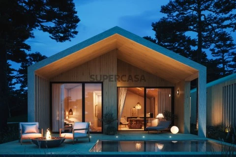 Lake house V1 com piscina privada e lago em Eco resort na Costa Oeste junto a Óbidos