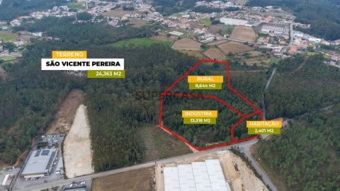 Terreno em São Vicente de Pereira Jusã, Ovar