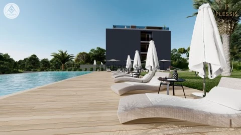 Luxuoso Apartamento T3, terraço privativo, piscina comum e estacionamento, em Olhão