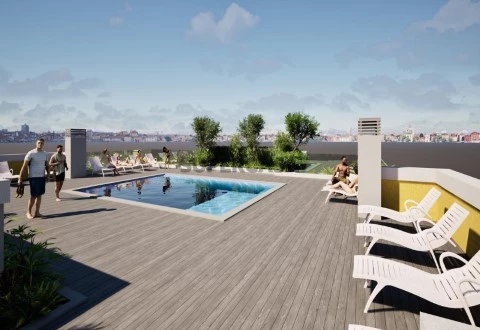 Apartamentos T2 e T3 com garagem box piscina e ginásio para venda Lagos Algarve
