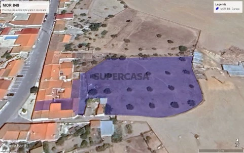Imagem aérea do imóvel
