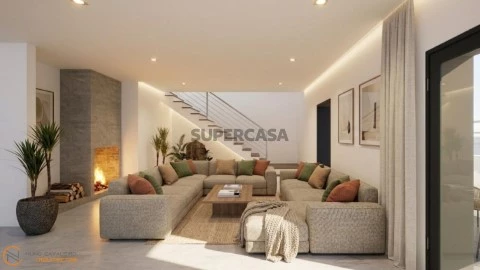 Moradia T3 em Carqueijo - Sala Estar 3D