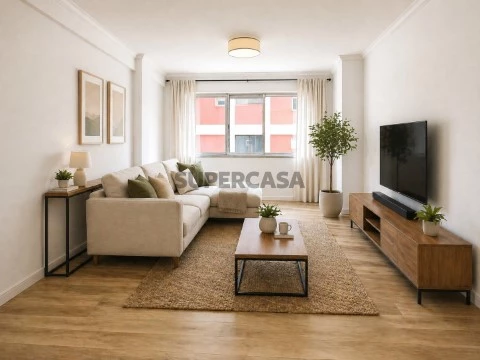 3D SALA Apartamento T1 Paço de Arcos