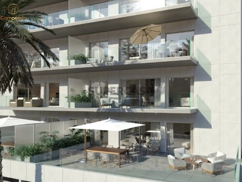 Venda-Apartamento-varanda-garagem-Campolide-Cluttons-3D prédio varandas 1