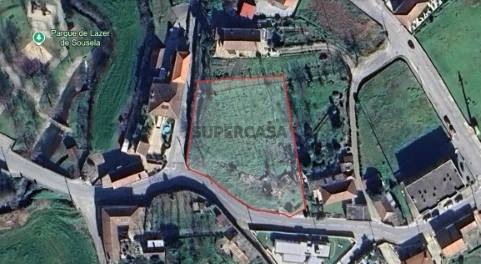Terreno de construção com 2.800 m² em Sousela, Lousada