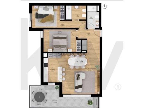Apartamento T2 em Pombal, Pombal
