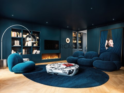 Sala modelo Red In Blue