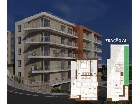 Apartamento T1 em Caniço, Santa Cruz
