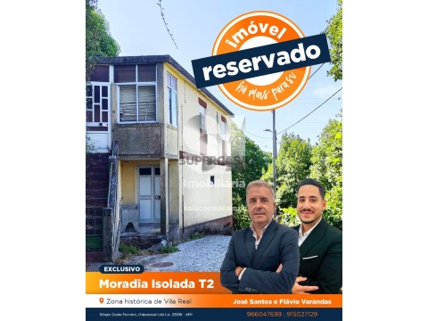 Moradia Isolada T2 em União das freguesias de Vila Real, Vila Real