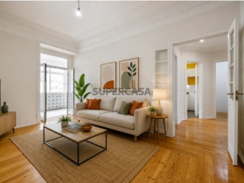 Sala com homestaging