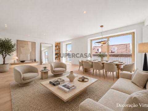 Sala com homestaging