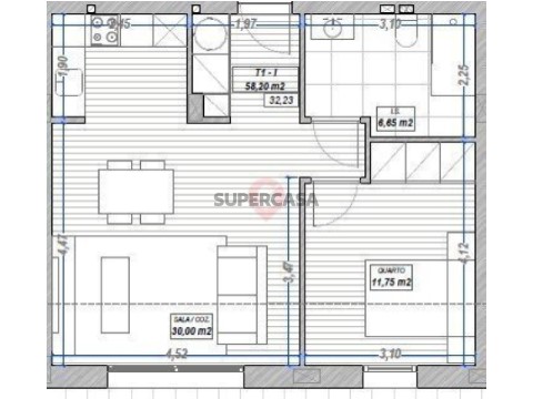 Apartamento T1 em Valença, Cristelo Covo e Arão, Valença