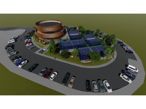 Edificio comercio e serviços e campos de Padel (2)