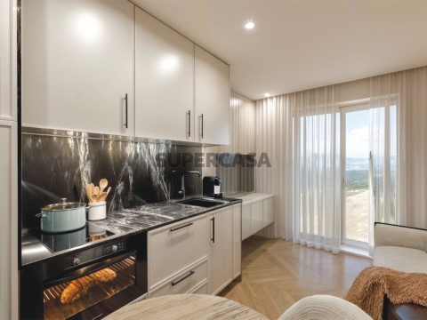 Apartamento T1 novo, equipado e mobilado em S. Vicente - imagem 3D