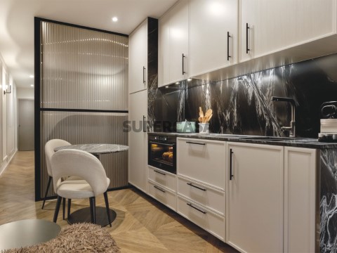 Apartamento T1 novo, equipado e mobilado em S. Vicente - imagem 3D