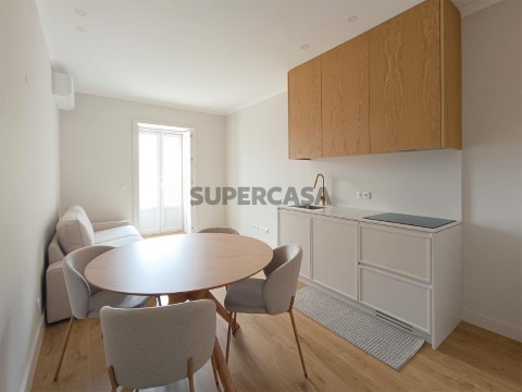New 1+1 bedroom apartment, equipped and furnished, with balconies and parking space in S. Vítor in Braga - for rent
