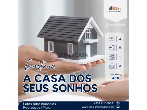 Terrenos Pedrouços Maia