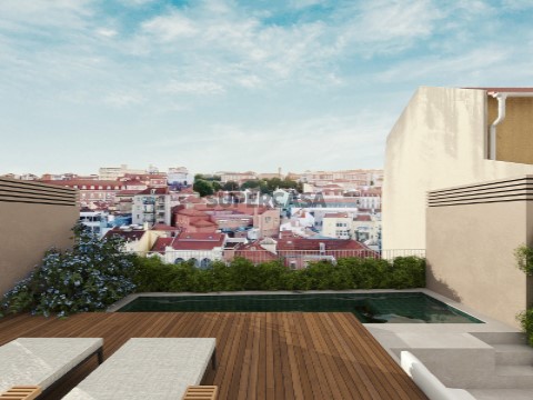 PROJETO RESIDENCIAL (5 APARTAMENTOS E 2 MORADIAS) NA GRAÇA - LISBOA