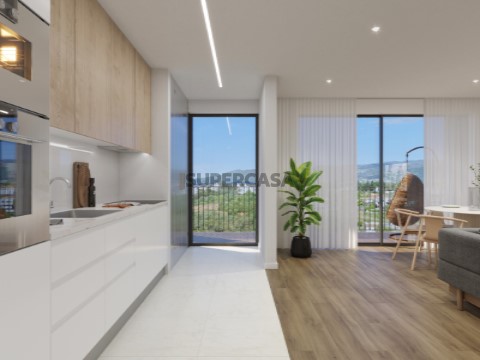 Novo apartamento T3 em Vila Real - cozinha/sala