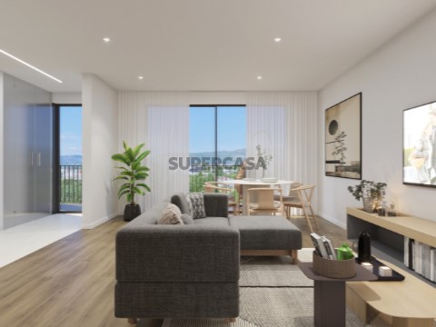 Novo apartamento T3 em Vila Real - cozinha/sala
