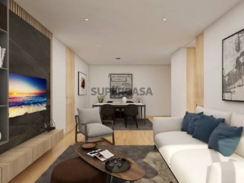 Apartamento T2 novo em Paredes - sala
