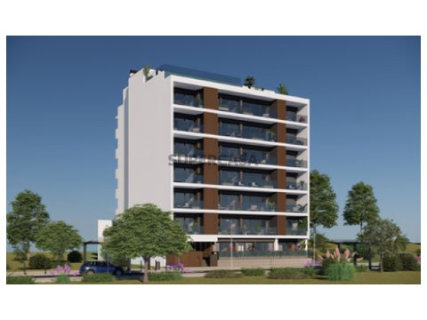 Nova construção, em Condomínio privado, com piscina aquecida, ginásio, em Loures.