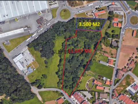 Terreno na Rua Germano da Silva Santos, Santa Maria da Feira, Travanca, Sanfins e Espargo