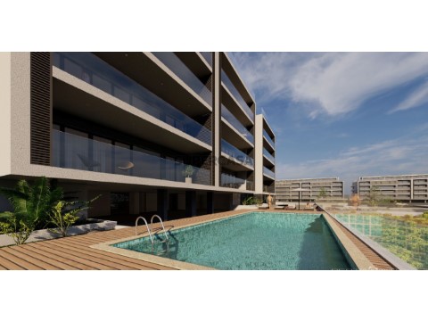 T3 com acabamentos de luxo, Condomínio com Piscina e Ginásio.(Oferta da Escritura).