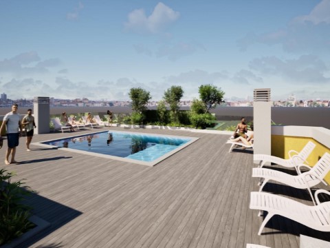 3 bedroom apartment rooftop pool and garage box Lagos Algarve