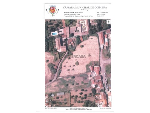 Lote para Construção na Rua do Seminário, São Martinho do Bispo e Ribeira de Frades