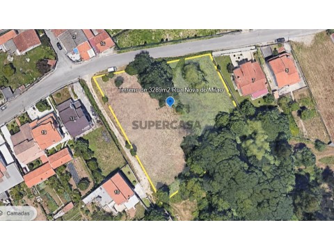 Foto Google Terreno na Rua Nova do Milão