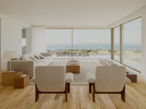 T2 Novo e Luxuoso com Terraço em 1ª Linha de Mar em Vila do Conde