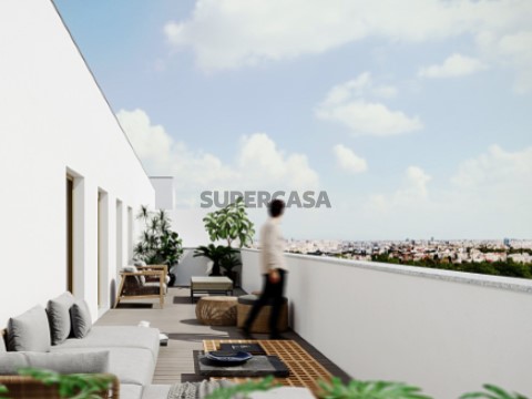 Para comprar, apartamentos no moderno 'Porto Art's Square' - no Alto das Fontinha