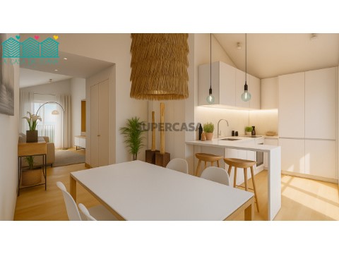 Apartamento T0 com lugar de garagem em Ílhavo