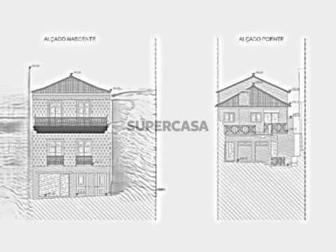 Alçados, Nascente e Poente