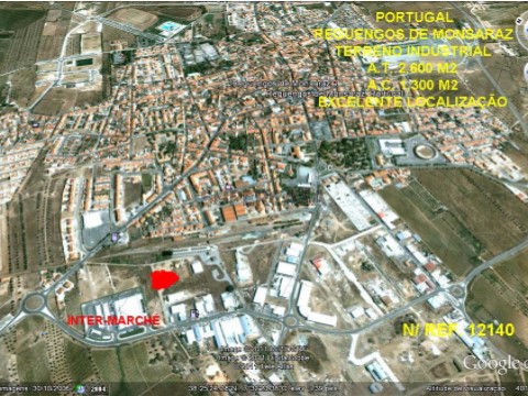 Reguengos de Monsaraz - Lote Industrial de 2.600 m2, índice 0,50, construção 1.300 m2!