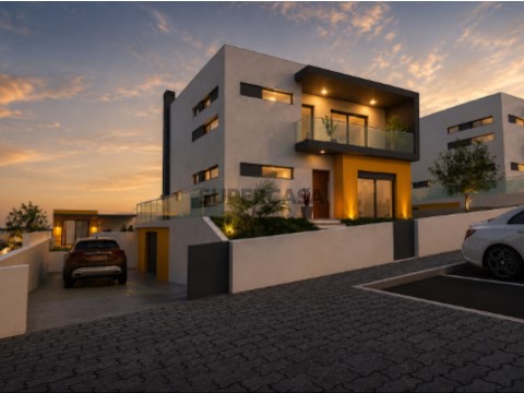 Moradia T4 Nova com Piscina, Garagem e Vista para a Serra