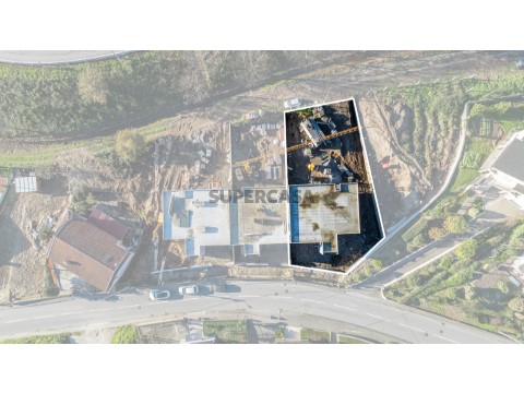 Moradia T3 de Gaveto em construção em Antime, Fafe
