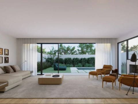 Moradia T3+1 de Luxo com Piscina e Jardim Privativo - Quinta da Armadora, Costa da Caparica - 3D