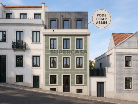 foto virtual-Prédio para construção em Campolide