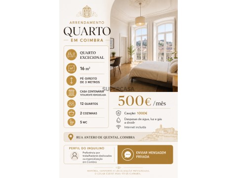 Chambre au Sé Nova, Santa Cruz, Almedina e São Bartolomeu, Coimbra