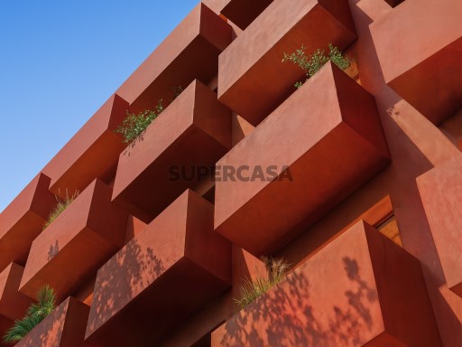 Fachada modelo Red In Blue