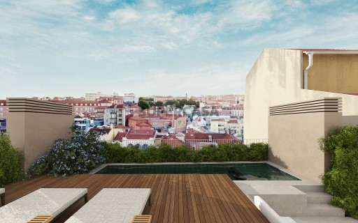 PROJETO RESIDENCIAL (5 APARTAMENTOS E 2 MORADIAS) NA GRAÇA - LISBOA