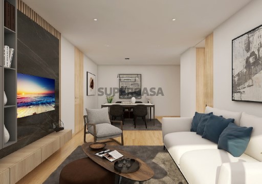 Apartamento T2 novo em Paredes - sala