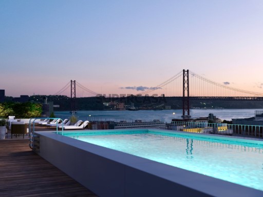 Piscina Rooftop Noite